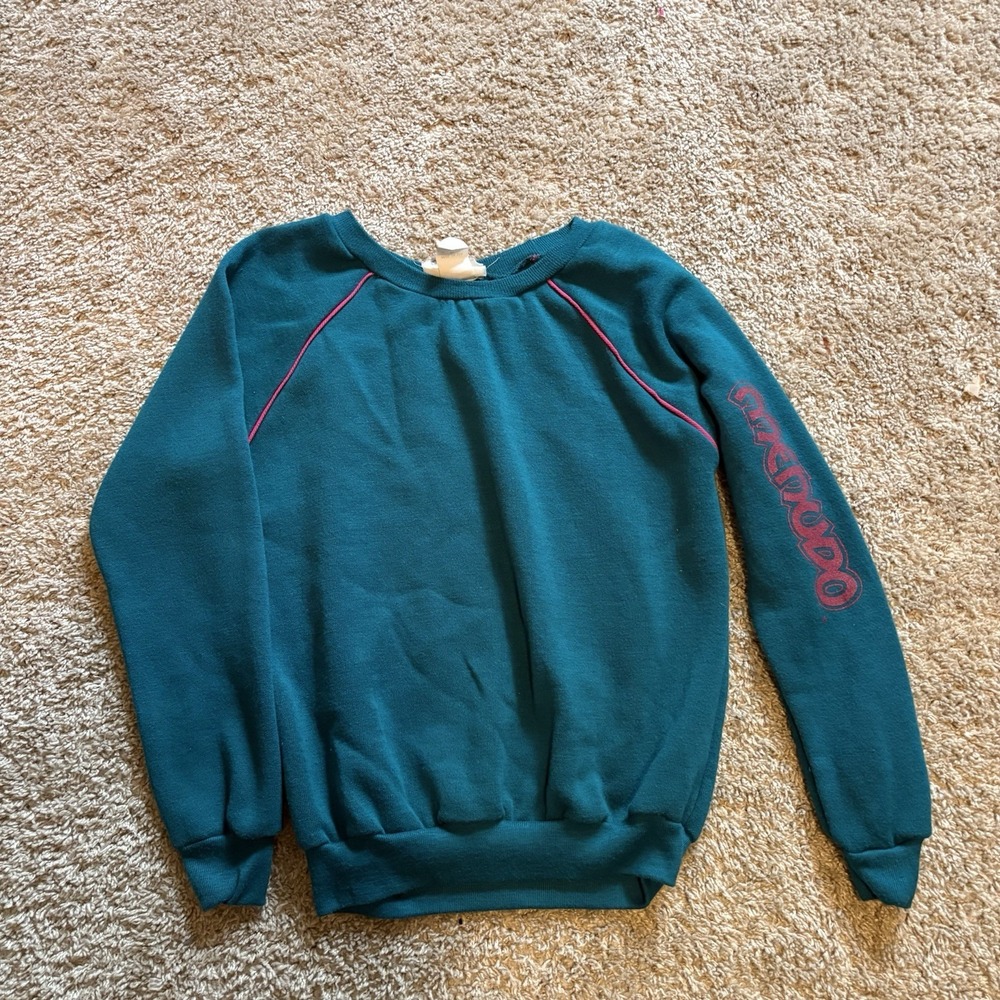 Vintage 80s Menudo Puerto Rico Sweatshirt Crewneck Spellout Women's XS